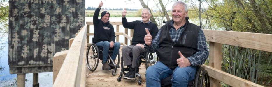 Accessible mai mai ‘perfect’ for 40 year old duck shooter